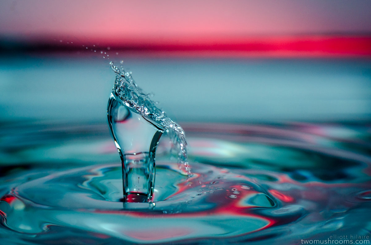 three dimensional splash
